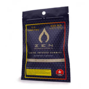500mg CBG/THC 1:1 Gummies